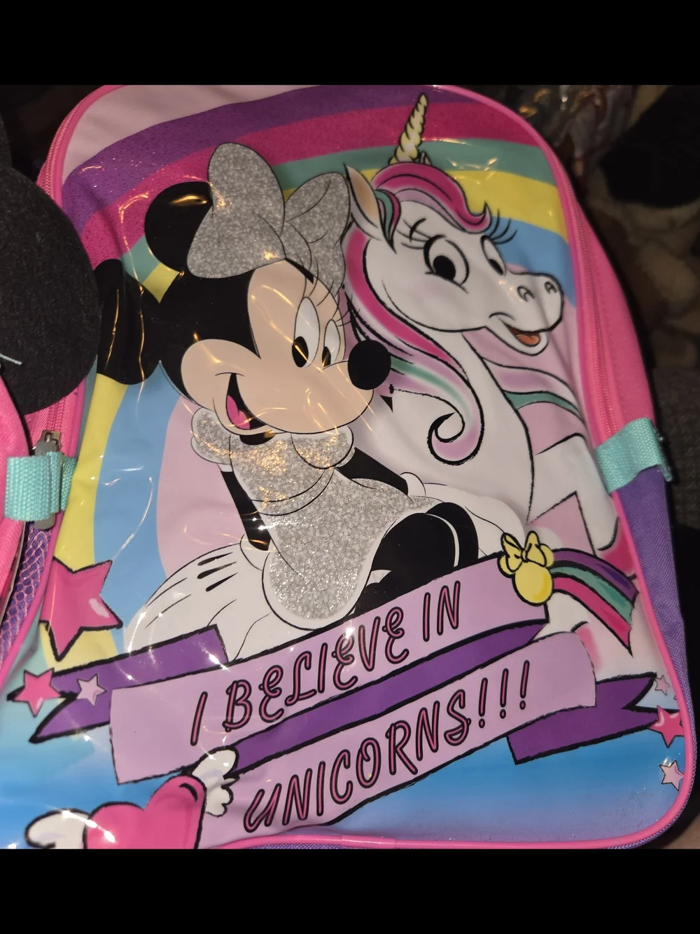 Minnie Mouse Youth 2 Piece Backpack set with Matching Lunch Kit - NEW